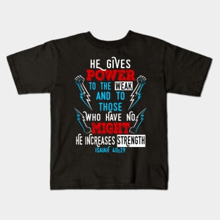 Power to the Weak Kids T-Shirt